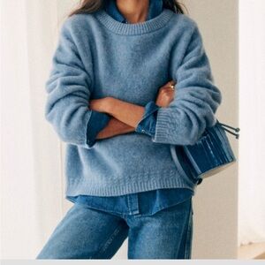 Sezane Amiel Sweater size M in Ice Blue